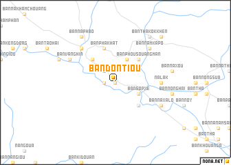 map of Ban Dontiou