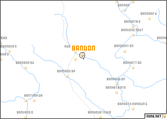 map of Ban Don