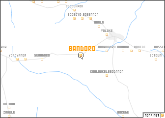 map of Bandoro