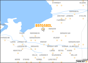 map of Bandsbøl