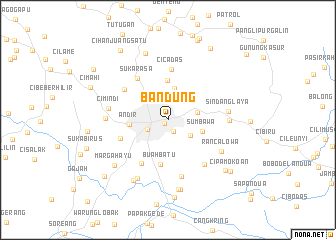 map of Bandung