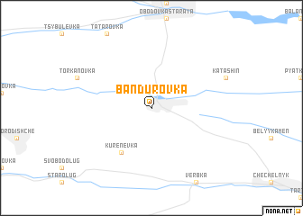 map of Bandurovka