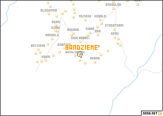 map of Bandziémé