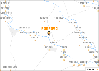 map of Băneasa