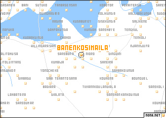 map of Banenko Simaila