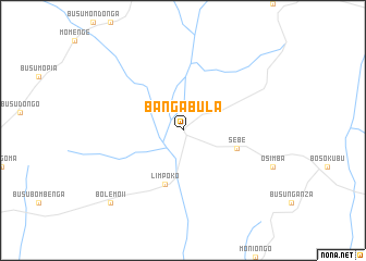 map of Bangabula