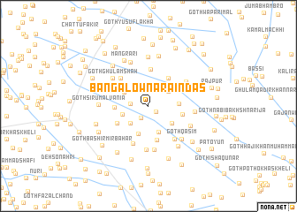 map of Bangalow Nārāindas