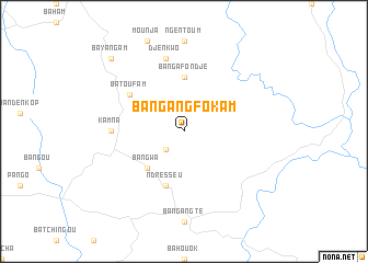 map of Bangang Fokam