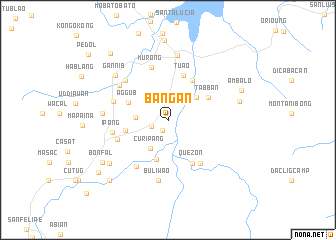 map of Bangan