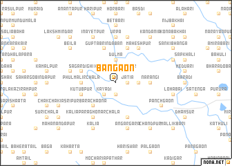 map of Bangaon