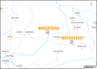 map of Bangazeno