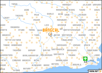 map of Bangcal