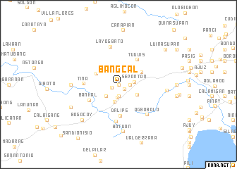 map of Bangcal