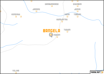 map of Bangela