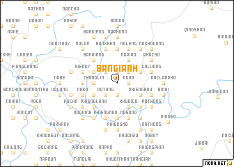 map of Bản Gianh