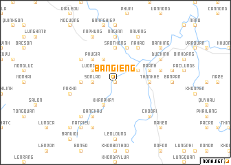 map of Bản Giêng