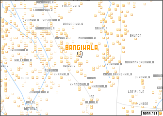 map of Bāngīwāla