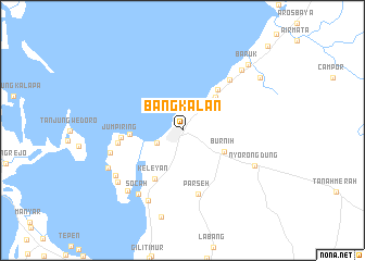 map of Bangkalan