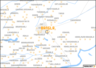 map of Bangla
