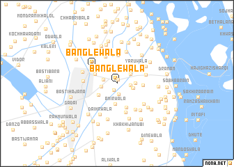 map of Banglewāla