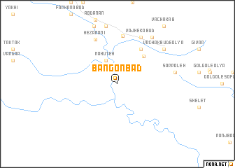 map of Bān Gonbad
