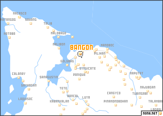 map of Bañgon