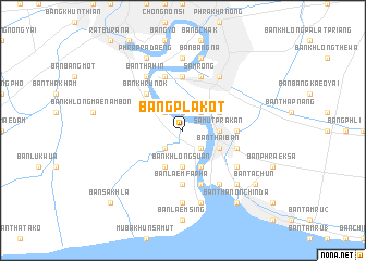 map of Bang Pla Kot