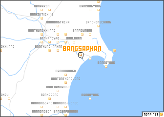 map of Bang Saphan