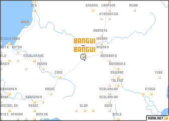 map of Bangui