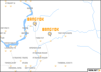 map of Bangyok