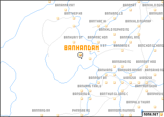 map of Ban Han Dam