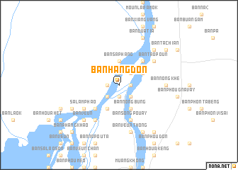map of Ban Hangdon