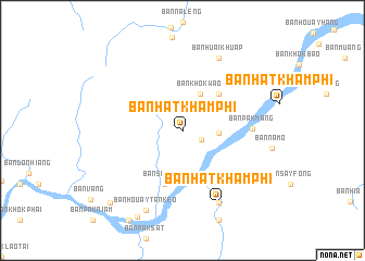 map of Ban Hat Khamphi