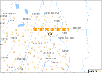 map of Banhera Khomchan