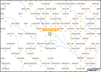map of Bản Hoản