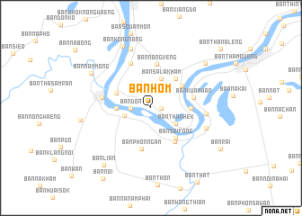 map of Ban Hom