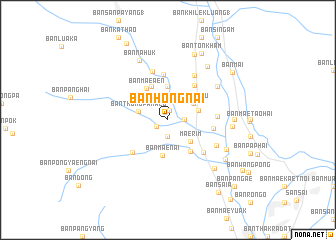 map of Ban Hong Nai