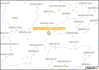 map of Ban Hongthou-Noy