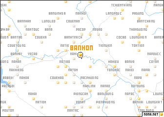 map of Bản Hon