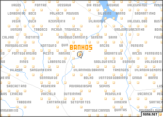 map of Banhos