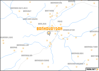 map of Ban Houaydam