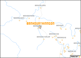 map of Ban Houay Hin Ngôn