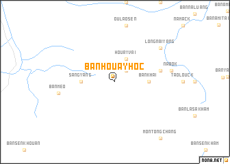 map of Ban Houay Hoc