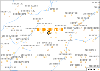 map of Ban Houaykan