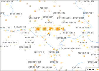 map of Ban Houay Khami