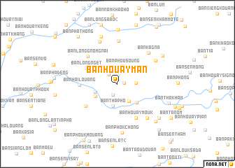 map of Ban Houayman