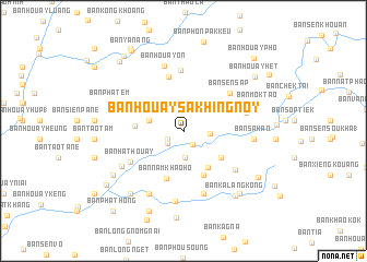 map of Ban Houaysakhing-Noy