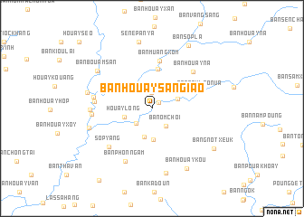 map of Ban Houaysangiao