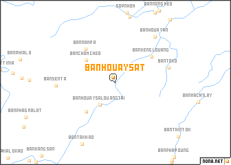 map of Ban Houaysat