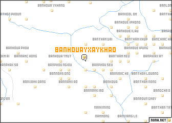 map of Ban Houayxaykhao